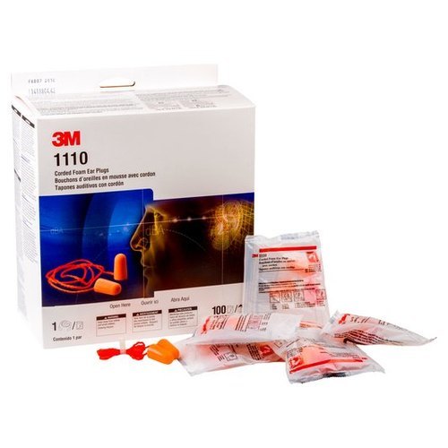 3M 1110 Corded Ear Plugs (Pack of 100 Pair) - image 2