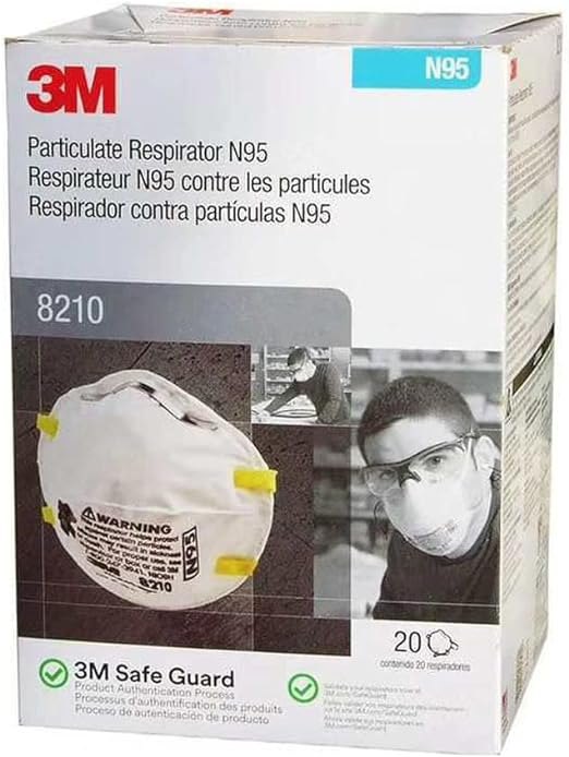 3M Dust Mask H/Duty 8210 - image 2