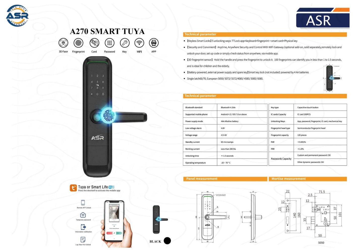ASR A240 Smart Lock - image 4