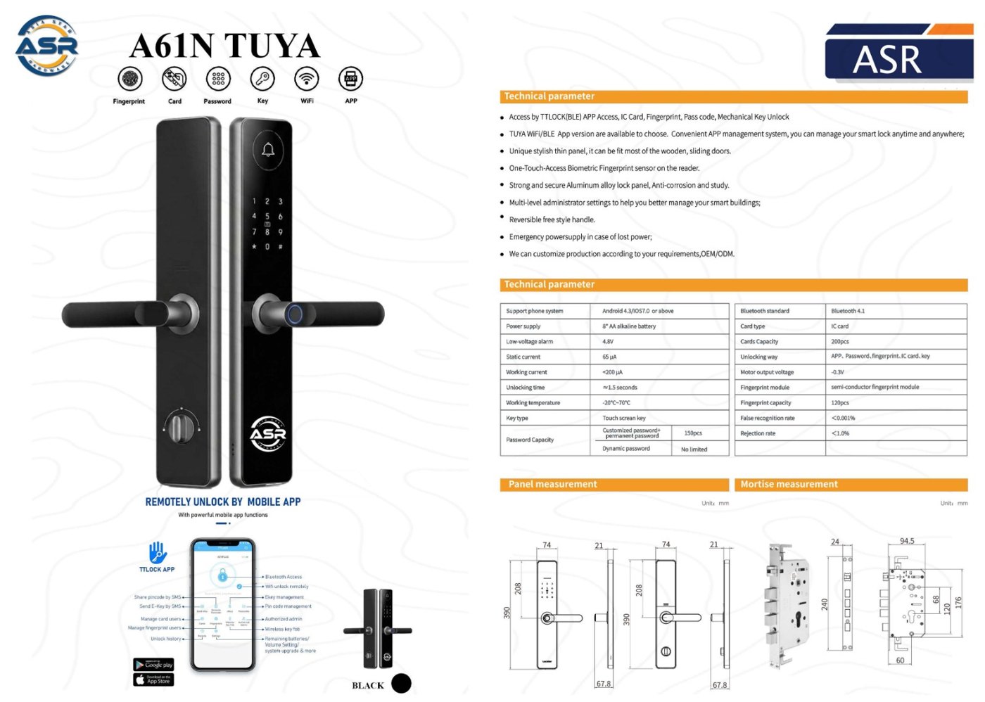 ASR A61N Smart Lock - image 4