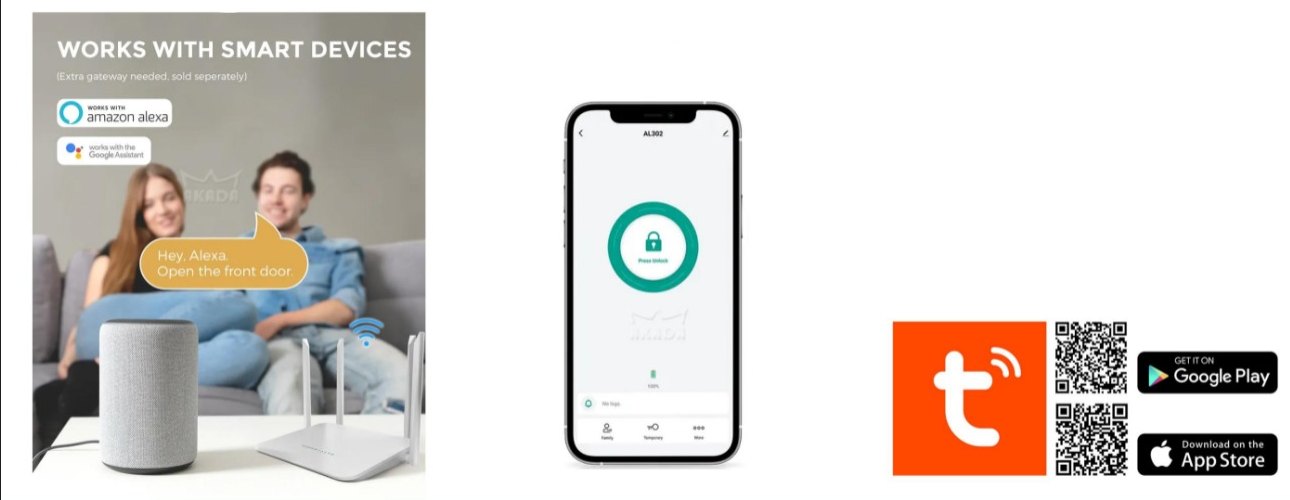 ASR I8 Smart Lock Tuya - image 3