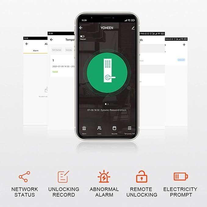 ASR S91N Tuya Smart Lock with Camera - image 3