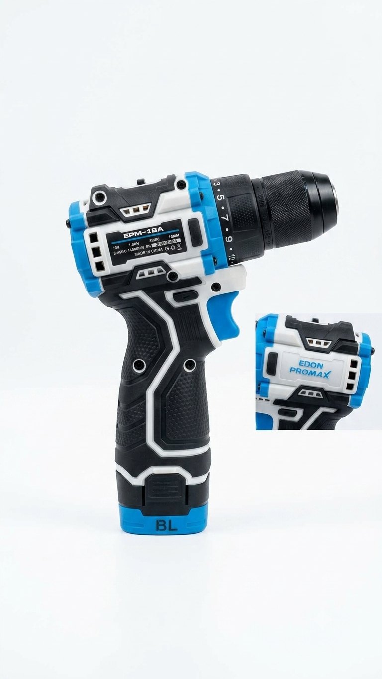 Edon Promax EPM-18A cordless drill machine WHITE