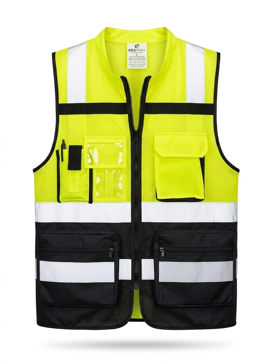 EEX-PRO Multi-Pocket Contrast Mesh Vest