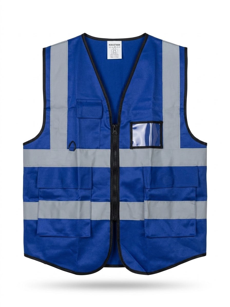 Robustman Heavy-Duty Blue Utility Vest